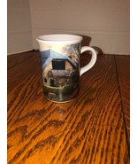 2004 Thomas Kinkaid Painter of Light Heat Activated Mug Lilac Cottage - £7.58 GBP