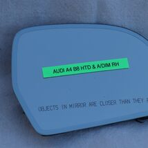 Audi A4 B8 Sideview Mirror Glass Heated W/ Auto Dim Passenger Right RH image 2