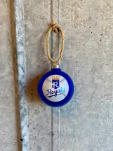 Kansas City Royals Holiday Glass Ornament - £9.59 GBP