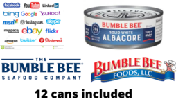 Bumble Bee Solid White Tuna in Water, 5 Oz Each, 12 Cans Included -Fast Shipping - £19.50 GBP