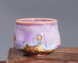 Tea Cup-Handmade Chinese Kiln Change Glaze Purple-Pink Blended GongfuTasting Cup - €772,86 EUR