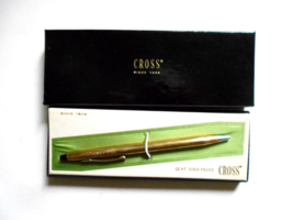 Cross 12 kt Gold Filled Ballpoint Pen in Box No.6602 - £27.23 GBP