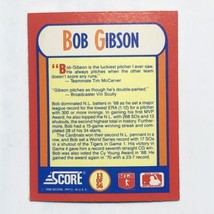 Bob Gibson 1990 Score #13 MVPs Magic Motion 3D Hologram MLB Baseball Card - £0.78 GBP