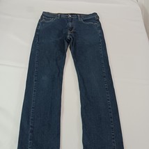 Levi's 513 Men's Denim Blue Cotton Blend Jeans Size 30W×32L Fits (31×30) S40196 image 10