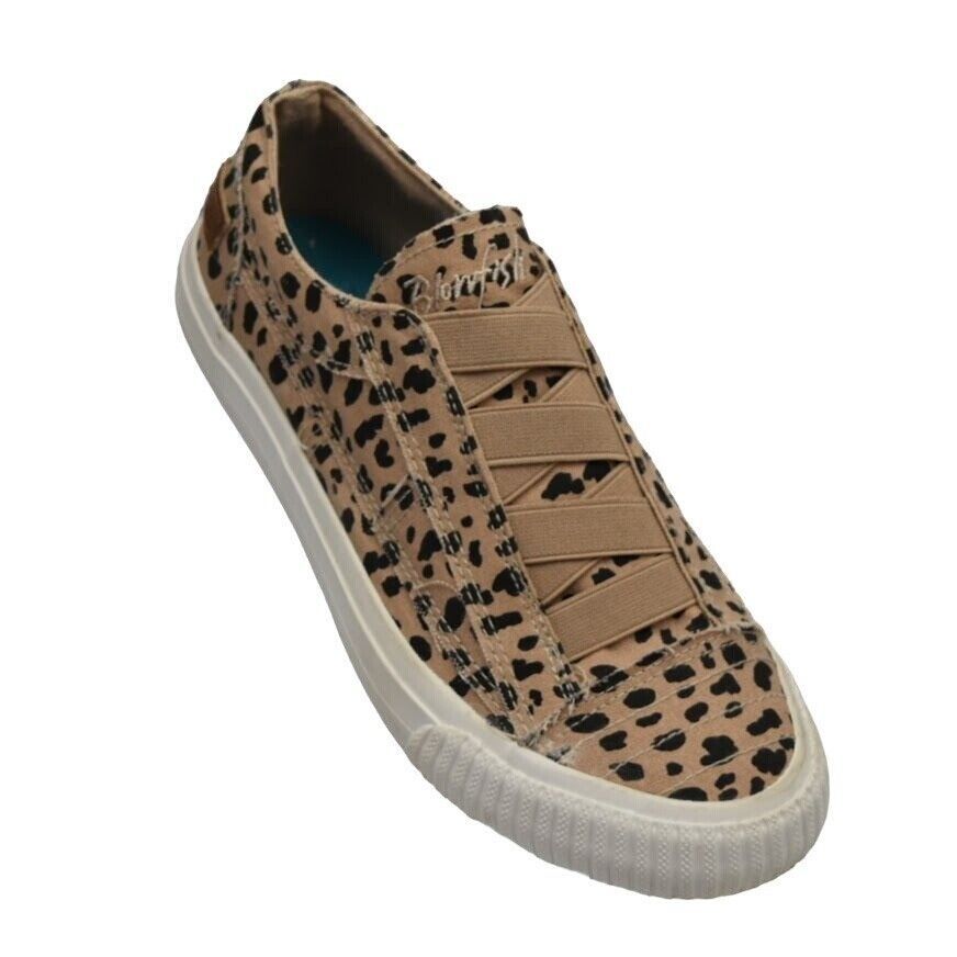 Primary image for Blowfish Malibu Marley Sneakers Womens 7 Slip on Leopard Animal Print