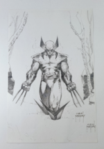Jason Metcalf Wolverine Art Print [2001] Signed &amp; Dated 11x17 - £94.42 GBP