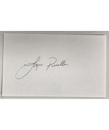 Lou Piniella Signed Autographed 3x5 Index Card #4 - $278.46 MXN