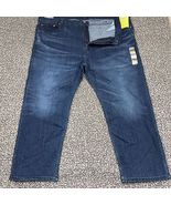 Levi&#39;s 502 Jeans Men 48x29 Blue Faded Straight Tapered Pocket Outdoor Ad... - $710.65 MXN