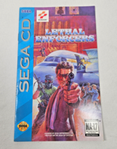 Vintage Lethal Enforcers Sega CD MANUAL ONLY Authentic - $4.99