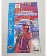 Vintage Lethal Enforcers Sega CD MANUAL ONLY Authentic - $91.14 MXN