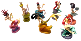 Disney Set of 7 Little Mermaid Ariel&#39;s Sisters RARE PVC Cake Topper Figures - $59.40