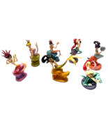 Disney Set of 7 Little Mermaid Ariel&#39;s Sisters RARE PVC Cake Topper Figures - $1,091.49 MXN