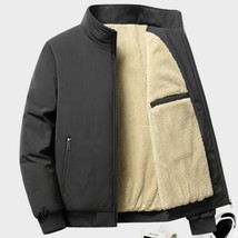 Plus Size Fleece Padded Jacket Men - £35.28 GBP+