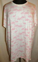 TORRID Plus Size 3X Classic Fit Flamingo Coastal Beachy Print T-Shirt - £23.53 GBP