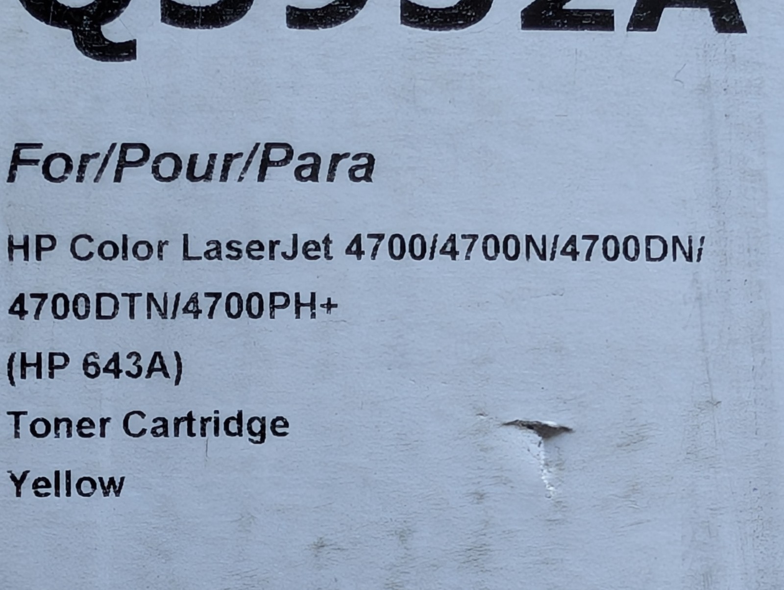 Data Products Toner Cartridge Compatible HP Q5952A (643A) Yellow Toner Item image 2
