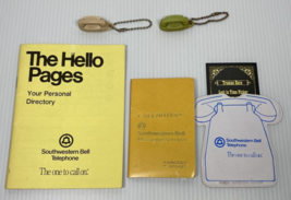 Southwestern Bell Princess Rotary Phone Keychains w/ Phone Books &amp; Card ... - £14.90 GBP