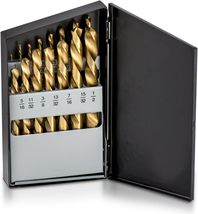 NEIKO 10037A Left-Hand Drill-Bit Set, High-Speed Steel Drills with, Piec... - $24.99