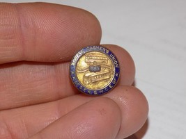 Vintage Boston Carmen’s Trolly Union Screw Back Enameled Pin - $439.27 MXN