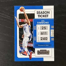 2021-22 Panini Contenders Basketball Ben Simmons Base #77 Philadelphia 76ers - £1.56 GBP