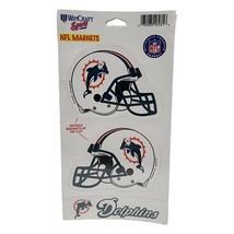 Miami Dolphins Helmet Magnets Vintage 1997 Dan Marino WinCraft NFL Decal - $134.78 MXN
