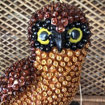 RARE Vintage 1970s Push Pin Hanging Owl Boho Mid Century Decor 15” Brown... - £98.45 GBP