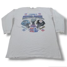 2006 Super Bowl 40 Shirt Size XL Steelers Vs Seahawks Graphic Print T-Shirt Flaw - $40.42