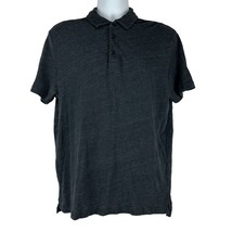 GAP Men&#39;s Short Sleeved Dark Gray Polo Shirts Size L - $14.00