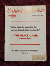 Saturday Review September 24 1960 Walter Millis Sigi Alexis Weissenberg - £8.03 GBP