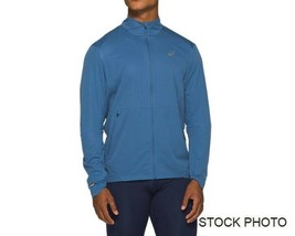 Asics Men&#39;s Ultra Waterproof Running Jacket, Blue, XL - £50.56 GBP