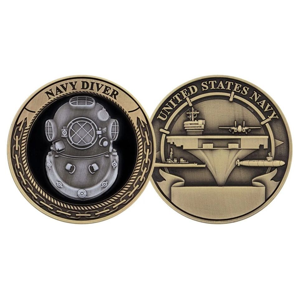 Navy Diver Challenge Coin - $18.69