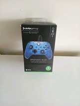 PdP Enhanced Wired Controller for Xbox One Revenant Blue Textured Microsoft - $18.15