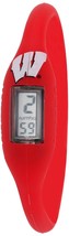 Rumba Time Unisex Men&#39;s University of Wisconsin Red Digital Silicone Wat... - $266.78 MXN