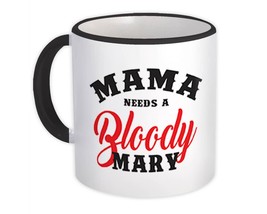 Mama Needs A Bloody Mary : Gift Mug Funny Art Print For Mother Drink Lover Cockt - £12.50 GBP