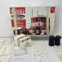 AMT # 5105 1/25  Coors White Freightliner Dual-Drive Tractor Truck  1970’s Parts - $59.99