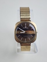 Universal Geneva Automatic Square Gold Bar Watch 10k GF Case Running - n... - $296.99