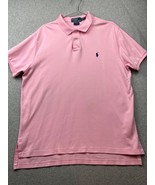 Polo Ralph Lauren Shirt Mens XL Coastal Pink Preppy Classic Summer  - $31.88