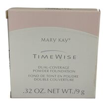 Mary Kay Timewise Dual Coverage Powder Foundation Ivory 104 D Shape New - $18.04