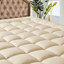 California King Quilted Fitted Mattress Pad - Breathable, - £53.62 GBP