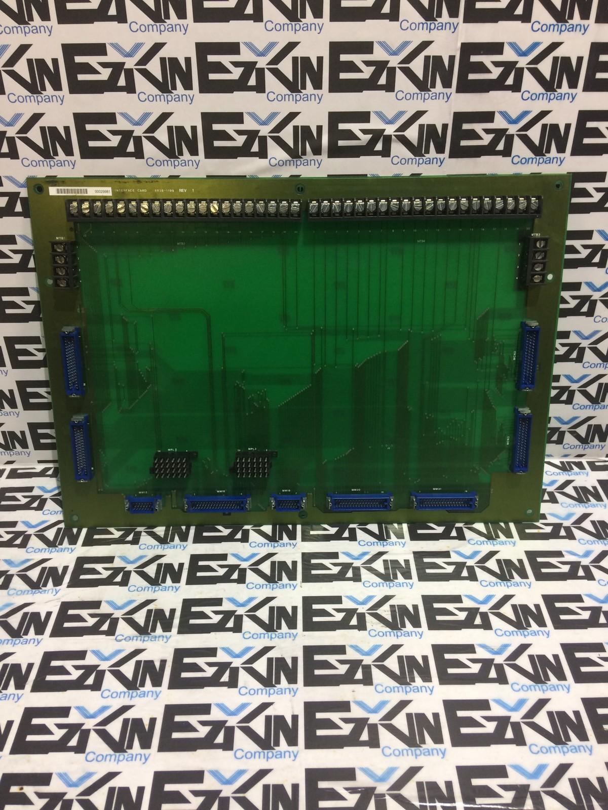 Genuine Parts Co. 6638-1199 REV 1 Interface Card Board  - $22.60
