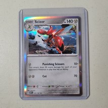 Scizor 141/197 Holo Rare Scarlet &amp; Violet Obsidian Flames Pokemon Card 2023 NM/M - £5.57 GBP