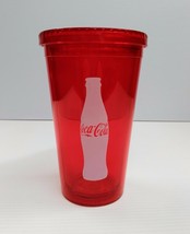 Coca-Cola 16oz Red Tumbler Cup w/ Lid - BRAND NEW - $11.14
