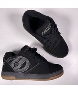 Heelys Propel 2.0 Black / Gold Skate Shoes Size Youth 5 No Key No Plugs EUC - $40.73 CAD