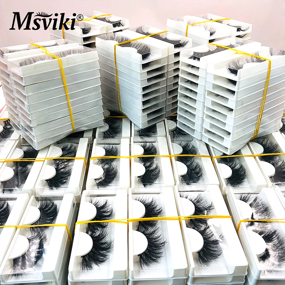 Ashes wholesale bulk 25mm mink eyelashes handmade fluffy 5d mink lashes boxes packaging thumb200