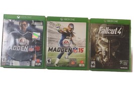 A Lot Of 3 Xbox one Microsoft Games Madden 18 Madden 15 And Fallout 4 - $9.99