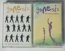 Genesis Cassette Tape Bundle We Can&#39;t Dance &amp; The Way We Walk - £7.63 GBP