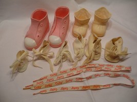 Assorted doll shoes, Cricket, Corky, cloth, etc. - $17.82