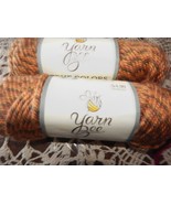 Yarn Bee Discontinued True Colors Lot of 2 BUTTERSCOTCH ROSE 76 Yards Ea... - £12.49 GBP