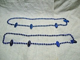 2 BUD LIGHT Madri Gras Style Plastic 17&quot; Bead Necklaces-Parties-Tailgating-Camp! - £11.94 GBP