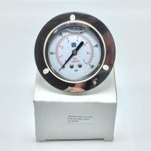 United Instrument 25-400FG02B 0/100 Pressure Gauge 0-100 Psi Oil Filled  - $27.40