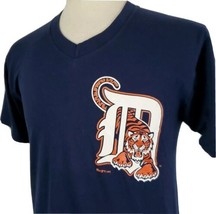 Vintage Detroit Tigers T-Shirt Medium Russell Athletic 90&#39;s MLB 50/50 Made USA - £10.94 GBP